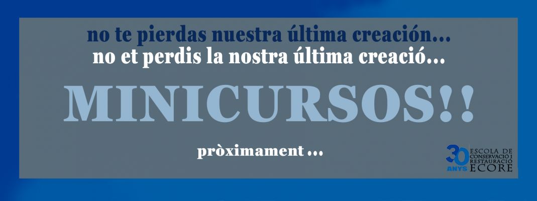 ¡MINICURSOS! Próximamente...